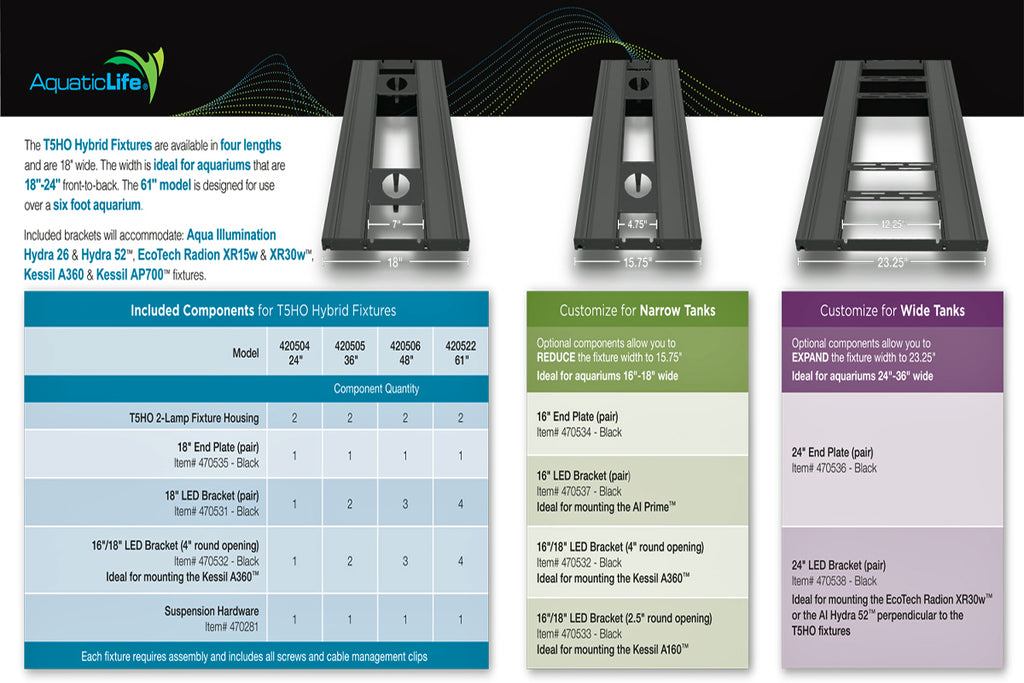 Add More Lights to your Aquatic Life Hybrid Light Fixture!
