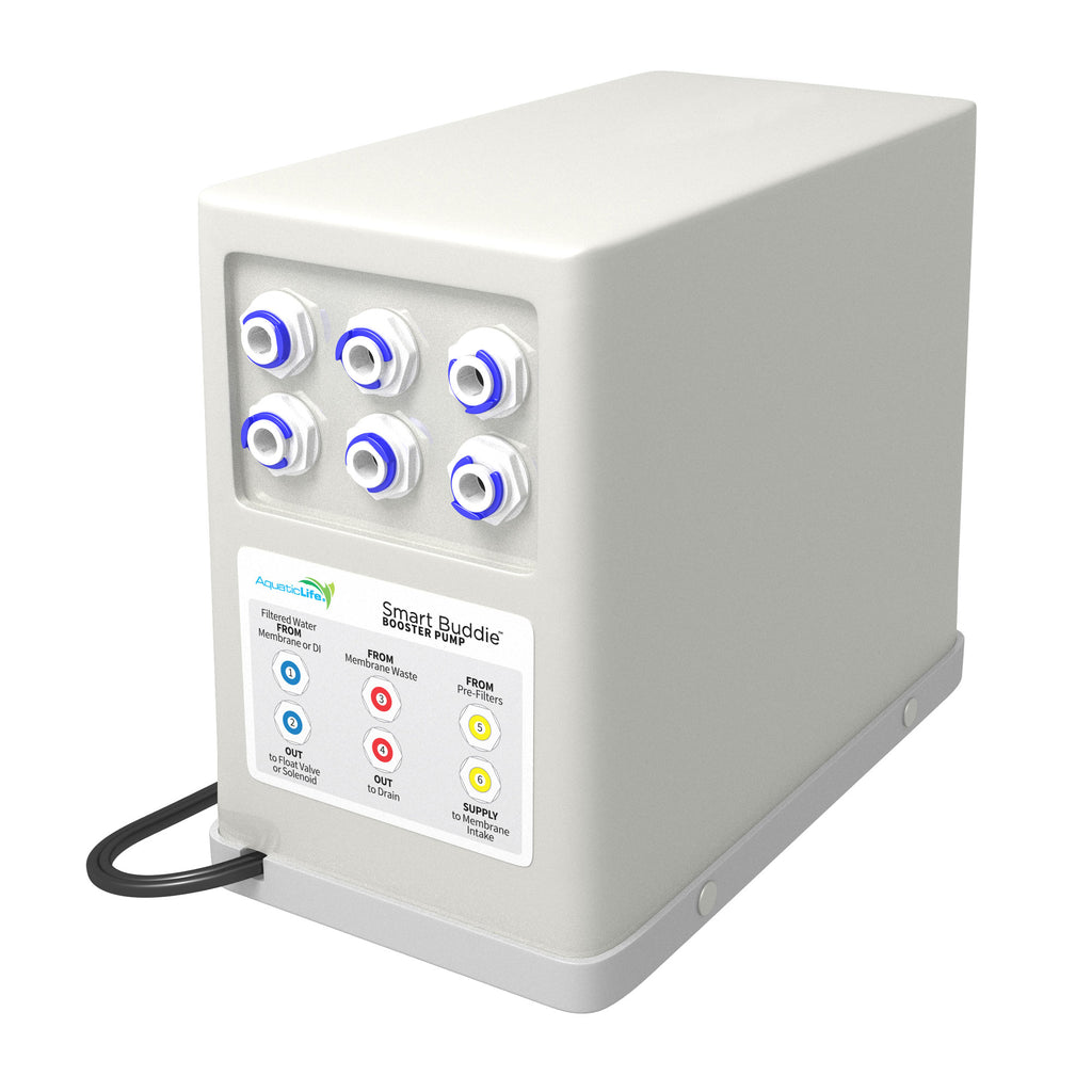 Aquatic Life Smart Buddie Booster Pump for 50-100 GPD Reverse Osmosis RO/DI Systems (DISCONTINUED)