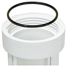 O-Ring 10-Inch Clear Canister Housing, 3-Pack