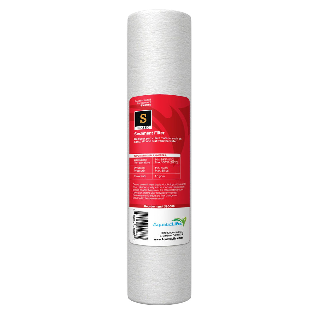 10-Inch 1-Micron Sediment Filter Cartridge