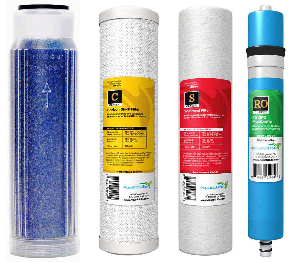 10-Inch 50 GPD RO/DI Bundle