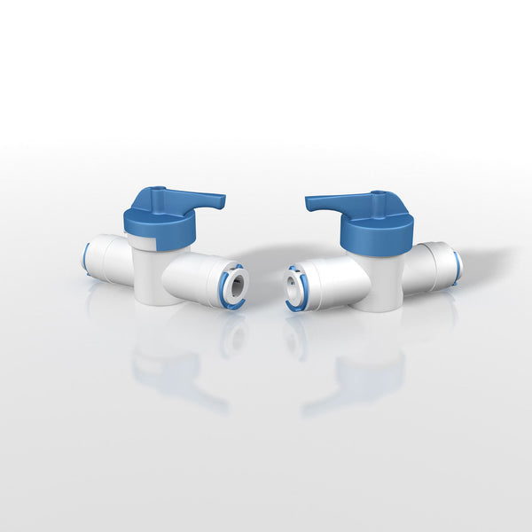Buddie Fit SpeedFit Connector 1/4" x 1/4" Valve, 2 Count