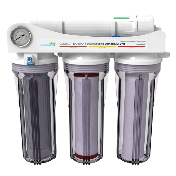 Classic 100 GPD 4-Stage Reverse Osmosis/Deionization System with