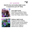 Aquatic Life EDGE WiFi LED Marine Aquarium Light Fixture, 24-Inch