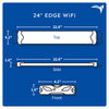 Aquatic Life EDGE WiFi LED Marine Aquarium Light Fixture, 24-Inch (DISCONTINUED)