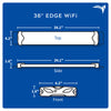 Aquatic Life EDGE WiFi LED Marine Aquarium Light Fixture, 36-Inch (DISCONTINUED)