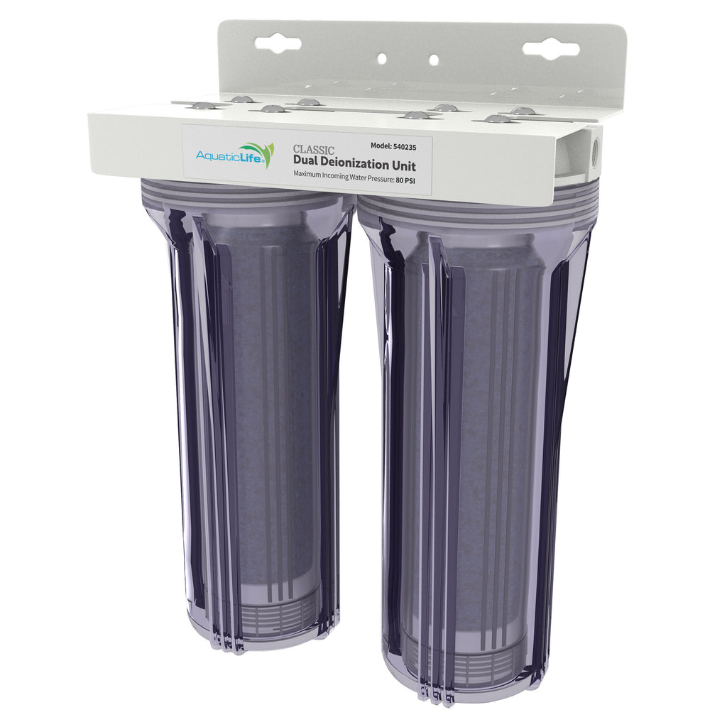 Classic Dual Deionization Resin Water Filtration System – aquaticlife.com