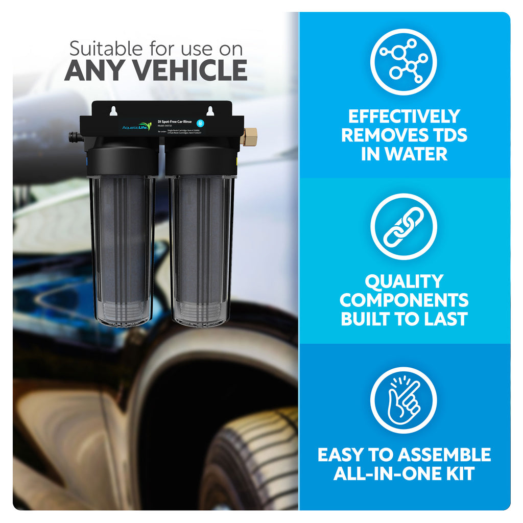 Auto Rinser Aquatic Life Deionized Spot-Free Car Rinse PLUS - Premium Water Deioni ...