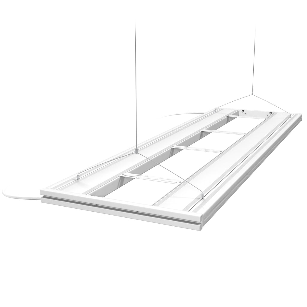 Aquatic Life G2 T5 HO Hybrid 4-Lamp Mounting System Fixture, White 61-Inch
