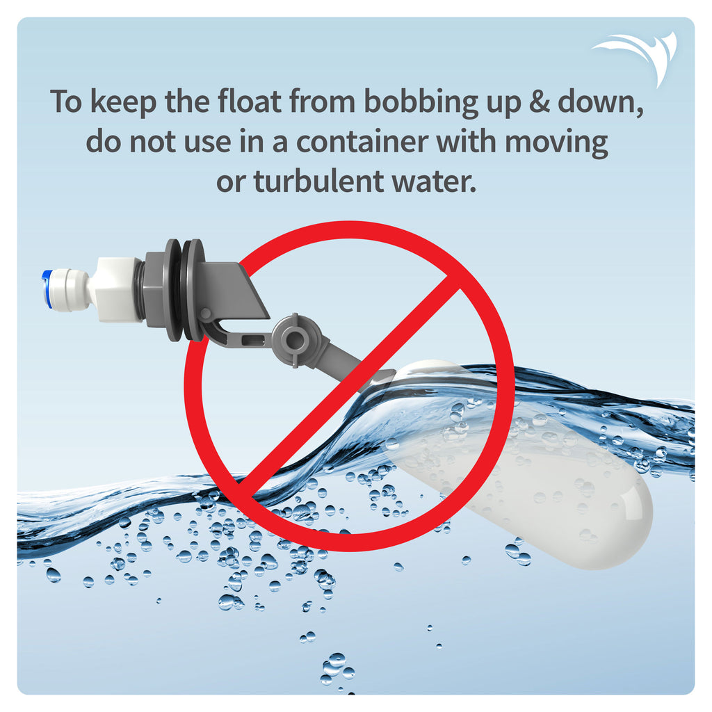 Auto ShutOff Float Valve, 1/4Inch