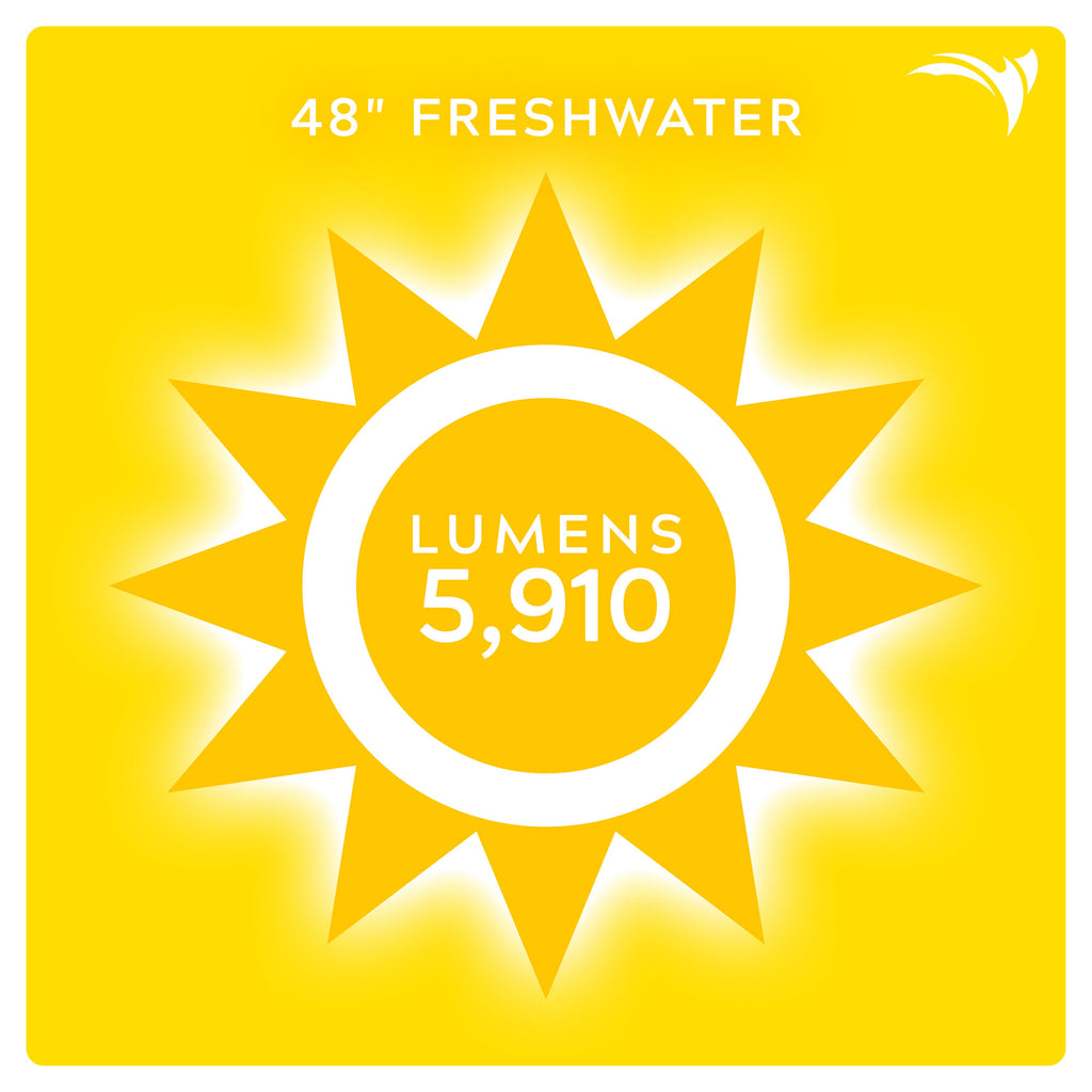 Aquatic Life EDGE WiFi LED Freshwater Aquarium Light Fixture, 48Inch